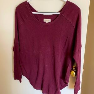 Long sleeve crew neck